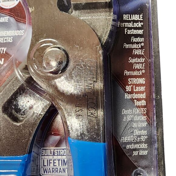 NIP Channel Lock Tongue and Groove Straight Jaw Pliers 9.5" #420 Made in USA NEW - Picture 3 of 5